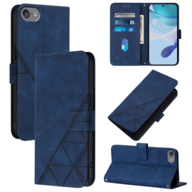 Hoes - Etui - Tas voor iPod Touch  - Met Schouder - Draagkoord -  Blauw
