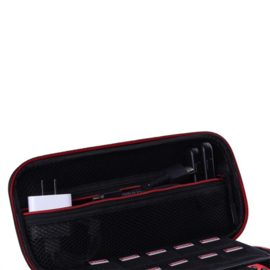 Luxe XXL Aerocase Etui Hoes voor Nintendo Switch - Switch OLED   Zwart