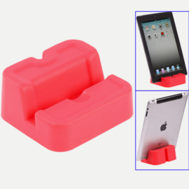 Silicone Dock - Film standaard voor iPad   Rood