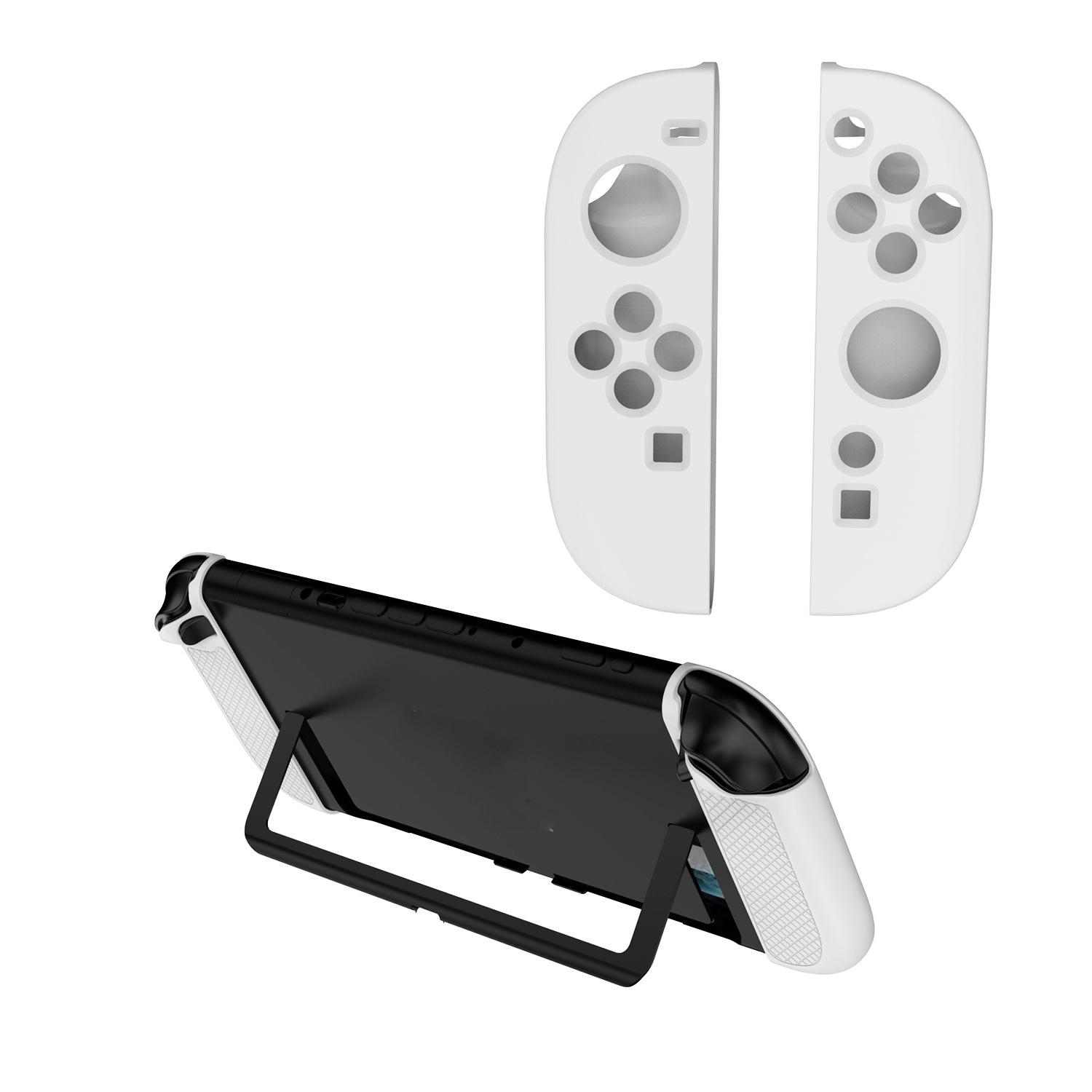 TPU Silicone Hoes / Skin voor Nintendo Switch 2 Joy-Con Controllers  -  Wit