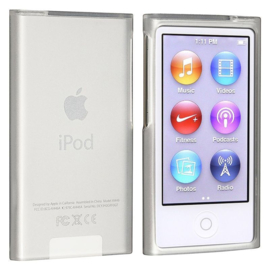 TPU Flex Bescherm-Cover Case Hoes Skin Hoesje voor iPod Nano 7 7G Clear