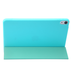 TPU Bescherm-Cover Hoes Map voor Apple iPad 10 - A16 - 10.9 - 2022 - 2025  -  Turquoise