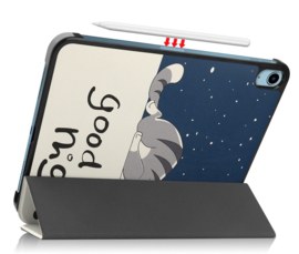 Bescherm-Cover Hoes Map voor iPad 10th 10.9 -  2022    Good Night Lazy Cat