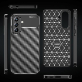 Samsung Galaxy A57  - Carbon TPU Bescherm-Hoes Skin - Zwart