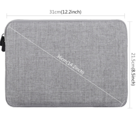 Sleeve Pouch Hoes Etui voor Apple Macbook Air 11"    Grijs