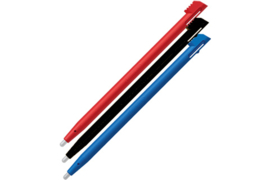 3x Stylus pen voor Nintendo 2DS -  Zwart - Rood - Blauw