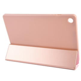 TPU Bescherm-Cover Hoes Map voor Samsung Tab A9 PLUS 11   -  Roze Goud