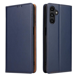 Luxe BoekCover Etui Hoes  voor Samsung Galaxy A37 - A36 - A56  -  Blauw