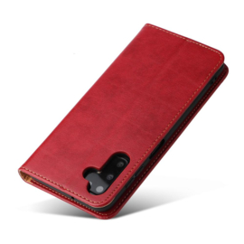 Luxe BoekCover Etui Hoes  voor Samsung Galaxy A37 - A36 - A56  -  Rood