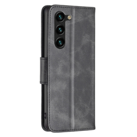 Luxe BookCover Hoes Etui voor Samsung Galaxy S24 PLUS  - S25 PLUS Zwart