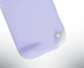 Silicone Bescherm/Grip  Hoes Skin + Screenprotector  voor Nintendo Switch 2  -  Licht-Blauw