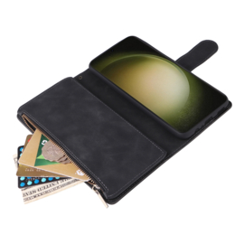 BookCover Wallet Etui voor Samsung Galaxy S24 PLUS  5G    Zwart