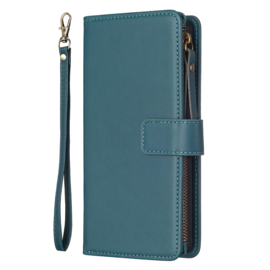 9 Pas - BookCover Wallet Etui voor Samsung Galaxy S23    Groen