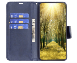 Luxe BookCover Hoes Etui voor Samsung Galaxy A35    Blauw