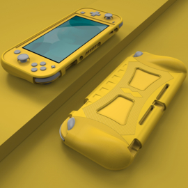 Grip TPU Bescherm Hoes Skin voor Nintendo Switch Lite -  Geel