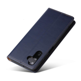 Luxe BoekCover Etui Hoes  voor Samsung Galaxy A37 - A36 - A56  -  Blauw