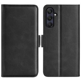 Luxe BoekCover Etui Hoes  voor Samsung Galaxy A16 - A26  - Zwart