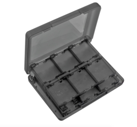 Opberg-Box voor 24 Nintendo 3DS - Dsi - DS Lite Game-Cards. Zwart