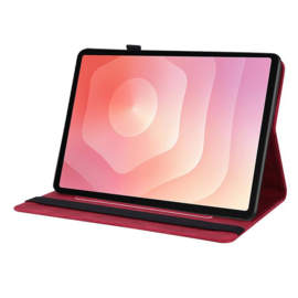 Bescherm-Etui Hoes Map voor Samsung Galaxy Tab S11 - 11"- Vlinder - Rood