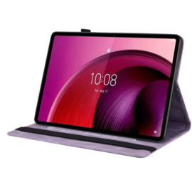 Bescherm-Etui Hoes Map voor Lenovo  M11 -  Vlinder - Paars