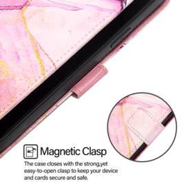 Bescherm-Etui Mapje Hoes voor iPod Touch   -  Roze - Goud
