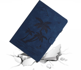 Palmboom Beach - Bescherm-Etui Map voor iPad 10   - 10.9  2022 - Blauw