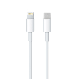 100cm  USB-C naar Lightning Oplader en Data USB Kabel voor iPhone Serie   Wit