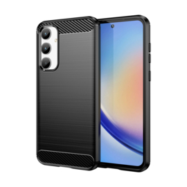 Samsung Galaxy A35 - Flex Armor TPU Bescherm-Hoes Skin - Zwart