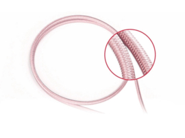 Luxe Lightning Oplader - Data USB Kabel voor iPhone - iPad  100cm. Roze