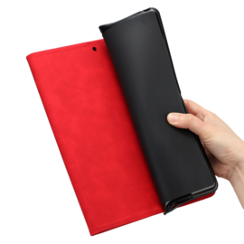 Palmboom Beach - Bescherm-Etui Hoes Map voor Samsung Galaxy Tab A9 Plus - 11 -   Rood