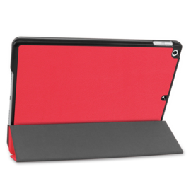 Bescherm-Cover Hoes Map voor iPad 10.2 -   Rood   A2197 - A2198 - A2270