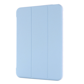 TPU Bescherm-Cover Hoes Map voor iPad 10th 10.9 - 2022  -  Licht-Blauw