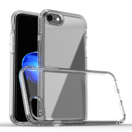 Flex-Cover TPU Bescherm-Hoes Skin voor iPhone 7 - 8 - SE 2020 - 2022   Transparant