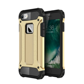 iPhone 7 - Hybrid Tough Armor-Case Bescherm-Cover Hoes - Goud