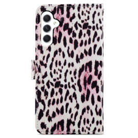 BookCover Hoes Etui voor Samsung Galaxy A55  -  Luipaard print