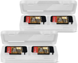 Spel Opberg-Box voor 4 Nintendo Switch  Cards    Wit