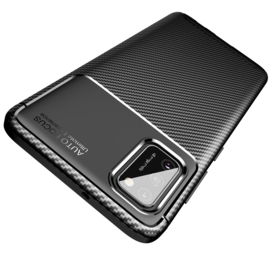 Samsung Galaxy A32 5G - Carbon TPU Bescherm-Hoes Skin - Zwart