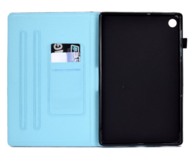 Luxe Bescherm-Etui Hoes Map voor Samsung Galaxy Tab A9 Plus - 11 -    Madelief