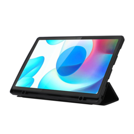 TPU Bescherm-Cover Hoes Map voor Samsung Tab A9 PLUS 11   -  Zwart