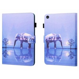 Bescherm-Etui Hoes Map voor Samsung Galaxy Tab A9 Plus - 11 -  Olifant