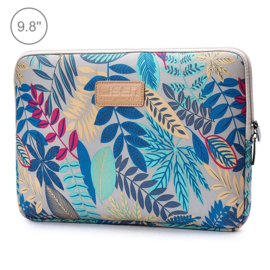 Bescherm-Opberg Hoes Pouch Sleeve voor iPad   - iPad Air -  Leaves