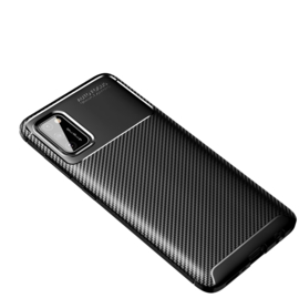 Samsung Galaxy A32 5G - Carbon TPU Bescherm-Hoes Skin - Zwart