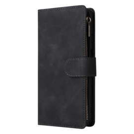 Boek-Cover Portemonnee Etui Hoes voor Samsung Galaxy S25 FE -     Zwart