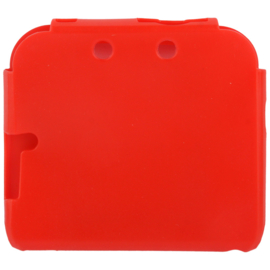 Silicone Bescherm Hoes voor Nintendo 2DS  Rood