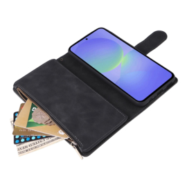 Boek-Cover Portemonnee Etui Hoes voor Samsung Galaxy A36  -  A56     Zwart