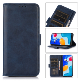 Luxe Boek-Etui Hoes  voor Samsung Galaxy A34    Blauw