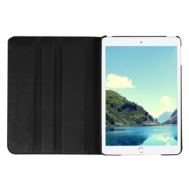 360º Standaard Bescherm Hoes Map voor iPad Mini 5 - 2019  Zwart.