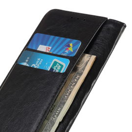 Luxe BookCover Hoes Etui voor iPhone 12 - iPhone 12 Pro     Zwart