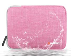 Bescherm-Opberg Hoes Pouch Sleeve voor Samsung Galaxy A8 - A7 - Tab A 10.1  Roze