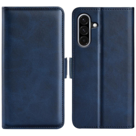 Luxe BoekCover Etui Hoes  voor Samsung Galaxy A36 - A56  -  Blauw
